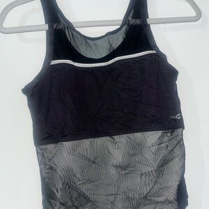 Champion Black and Gray Workout Tank Top